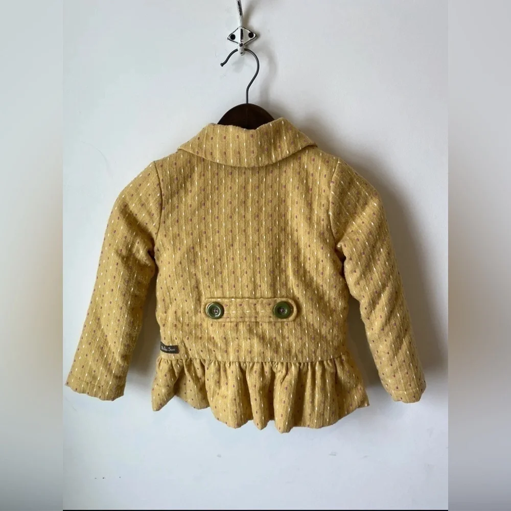 Matilda Jane Girls Yellow Going Easy Jacket Sz 4 - Picture 2 of 10